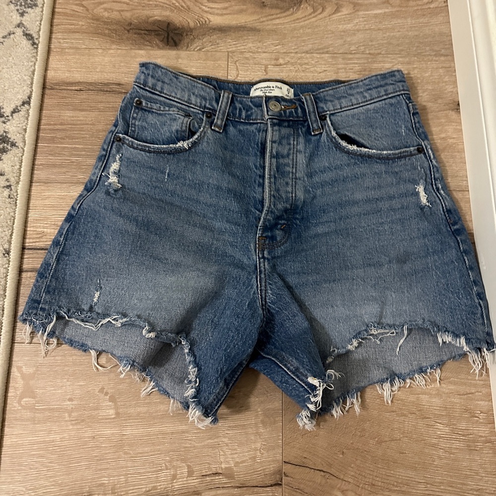 Abercrombie and Fitch Dad Shorts High Rise